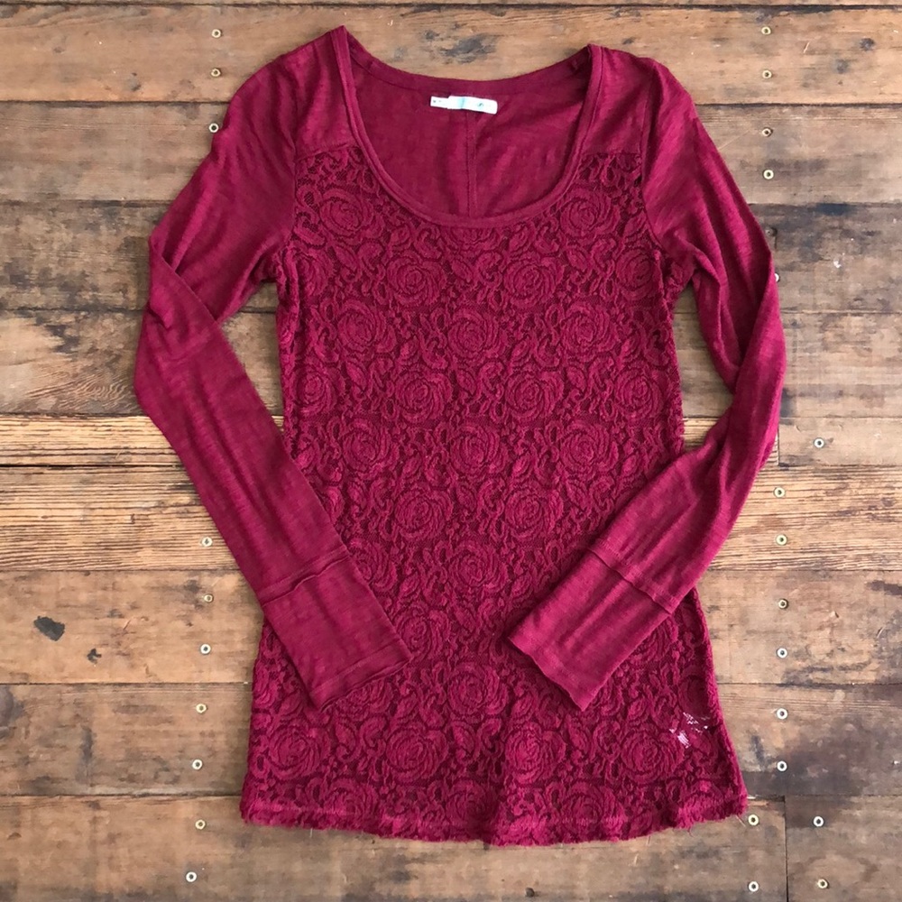 Crochet Laced Detail Top